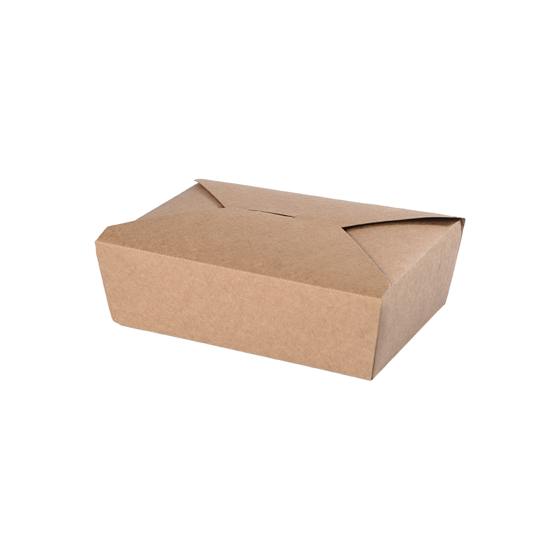 Kraft Kağıt Paket Servis Kutusu Gıda Kabı