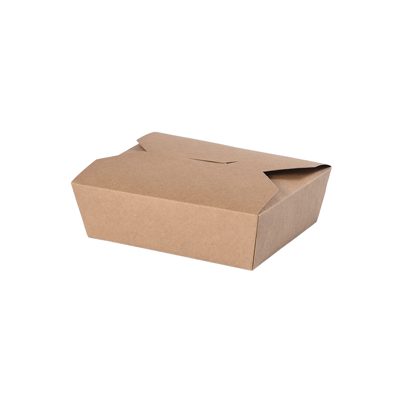 Kraft Kağıt Paket Servis Kutusu Gıda Kabı