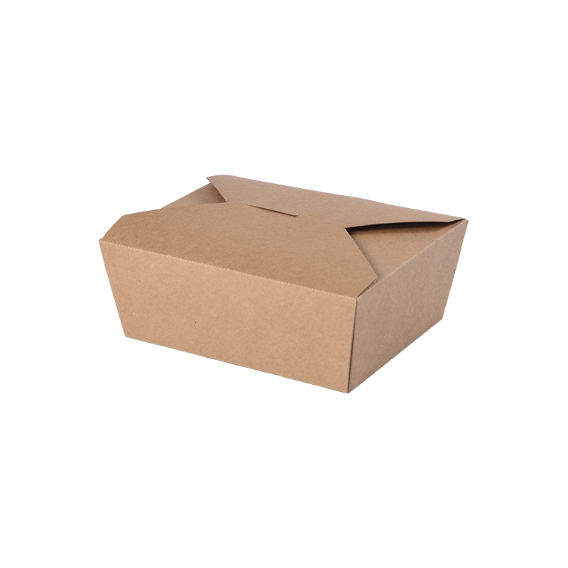 Kraft Kağıt Paket Servis Kutusu Gıda Kabı