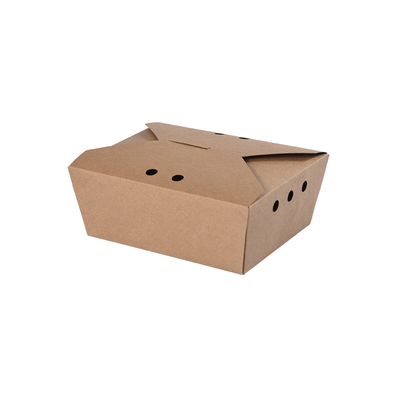 Kraft Kağıt Paket Servis Kutusu Gıda Kabı