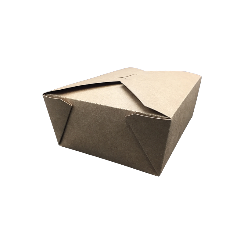 Kraft Kağıt Paket Servis Kutusu Gıda Kabı