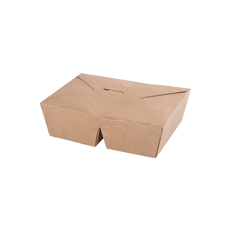 Kraft Kağıt Çıkış Kutusu Katlanmış Üst Bento Kutusu-İki 2 Bölmeli Bölmeli Kraft Kağıt Çıkış Kutusu Katlanmış Üst Bento Kutusu-İki 2 Bölmeli Bölmeli