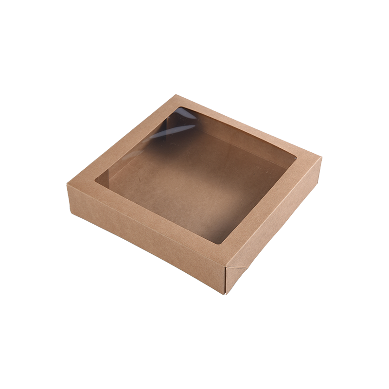 Kek Porsiyonları için Kahverengi Kraft Küçük Pasta Kutuları - Kurabiye/Browni Fırın Kutuları - İkramlar/Hediyeler için Karton Kek Ambalaj Kutuları